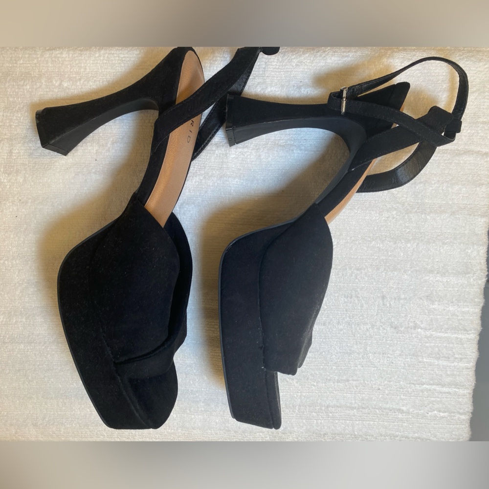 Torrid Black Platform Heels with ankle strap